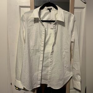 Women's White Button Down Shirt